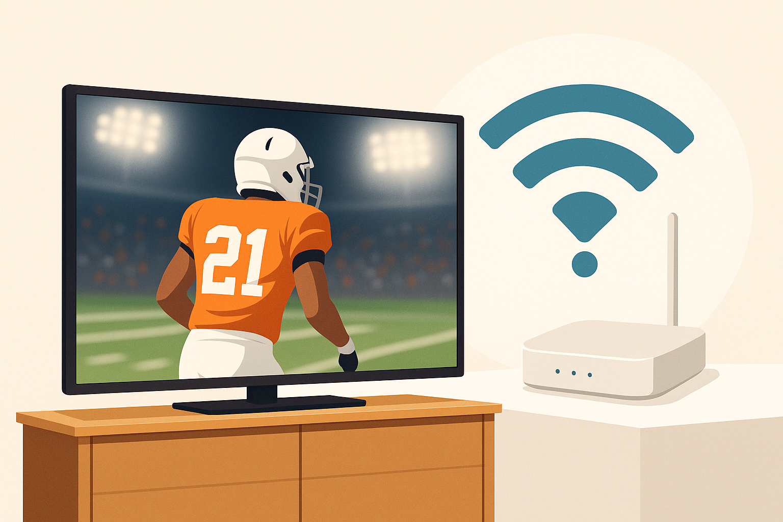 High-speed internet and TV service